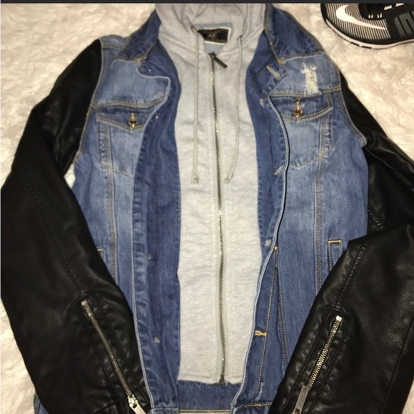 Men's Zara distressed jean jacket - Picture 2 of 5